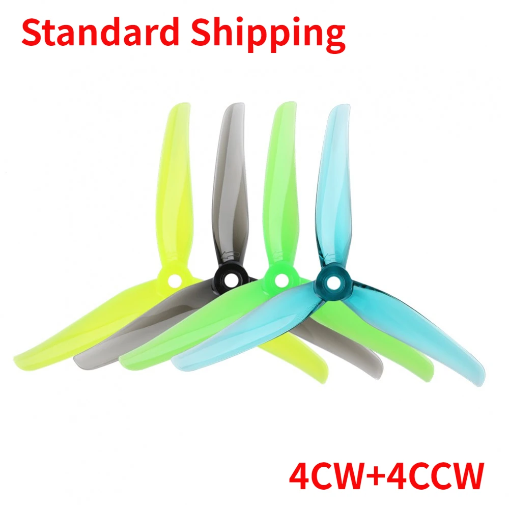 

4Pairs(4CW+4CCW) IFlight F5 5135 5.1X3.5X3 3-Blade PC Freestyle Propeller for RC FPV Freestyle 5inch Drones DIY Parts