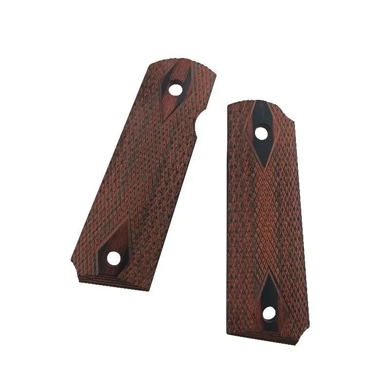 1 Paar 1911 Rosenholz-Messergriffe, rutschfeste Griffpolster, DIY-Materialien zur Dekoration von Holzgriffen