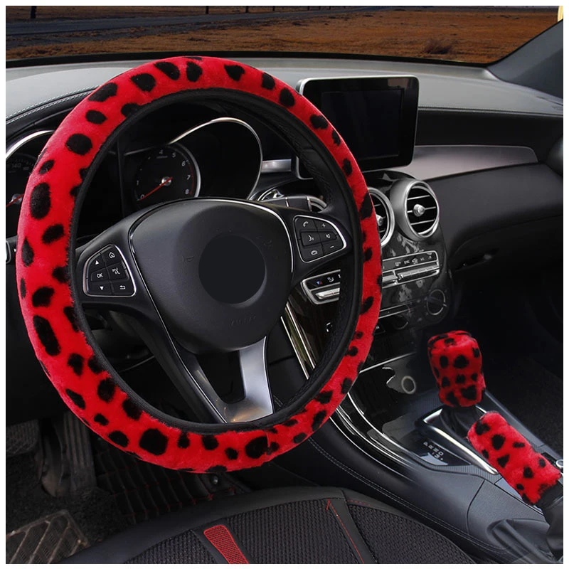 Fashion Daisy Print Car Steering Wheel Cover and Seat Belt Cover 3-piece  Set, Breathable Non-slip Car Interior - AliExpress