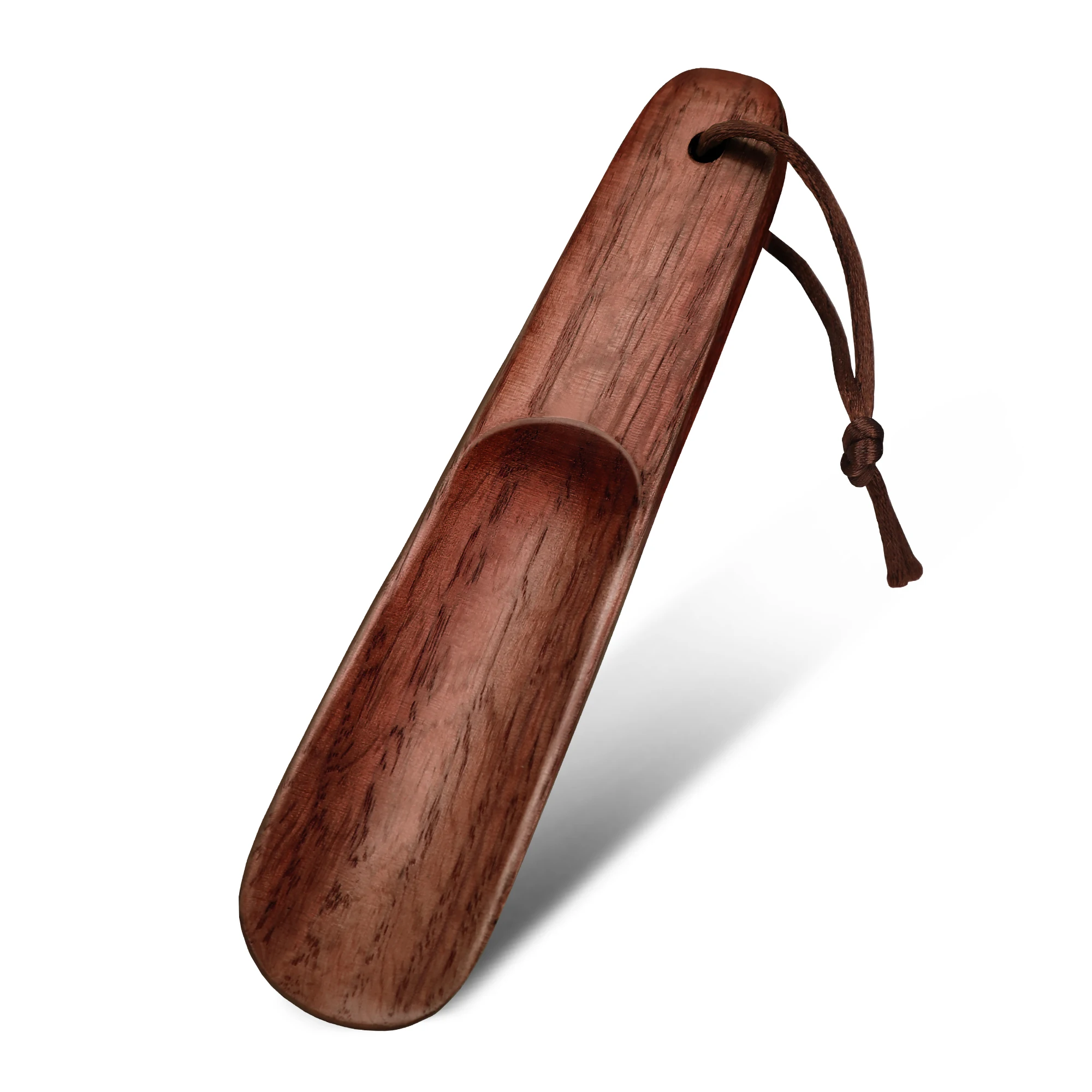 16CM Solid Wood Shoe Horn Portable Travel Shoe Spoon For Shoes Wooden Handle Mini For Kids shoe horn