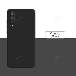 Premium Liquid Silicone Soft Luxury Phone Case - Basic Simple Design, All-Around Protection for Xiaomi 9 (Classic Black)