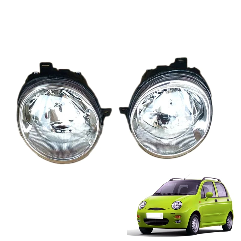 

Auto Front Headlight Assembly For CHERY QQ Clear Lens Headlights Lamps