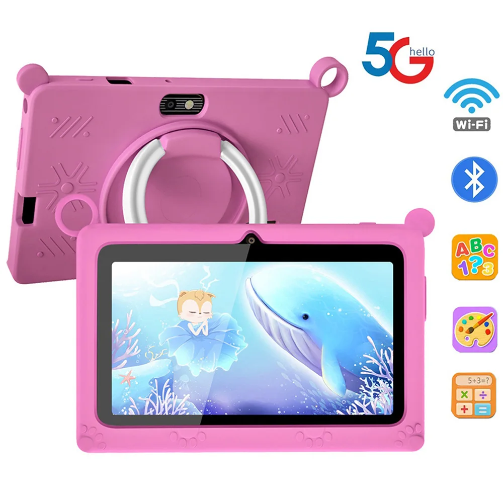 android-aprendizagem-educacao-tablet-pc-para-criancas-quad-core-4gb-de-ram-64gb-rom-5g-wifi-cameras-duplas-presentes-infantis-7-polegada-novo