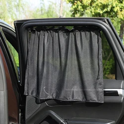 Charming Cartoon Car Sunshade Curtains for Ultimate Summer Protection and Comfort (1pc black)
