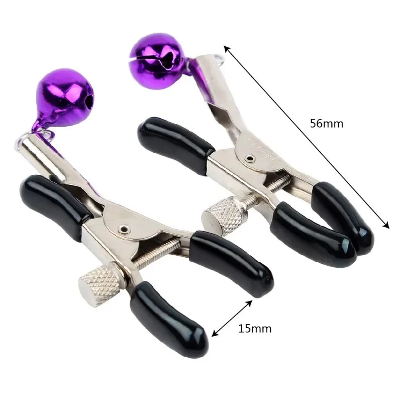 Bdsm Bondage Sex Toys of Couples Women Adjustable Nipple Breast Clamps with Bell Adults Masturbation Sexy Products Adult Toys