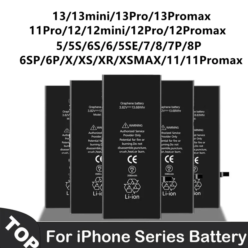Batterie Originale De Remplacement Pour IPhone (5SE à 15 Pro Max) - Neuf