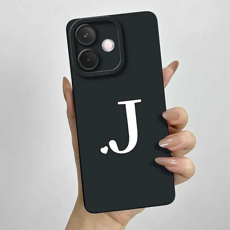 Luxury Letters Soft Slim Silicone Anti-Drop Protective Phone Case