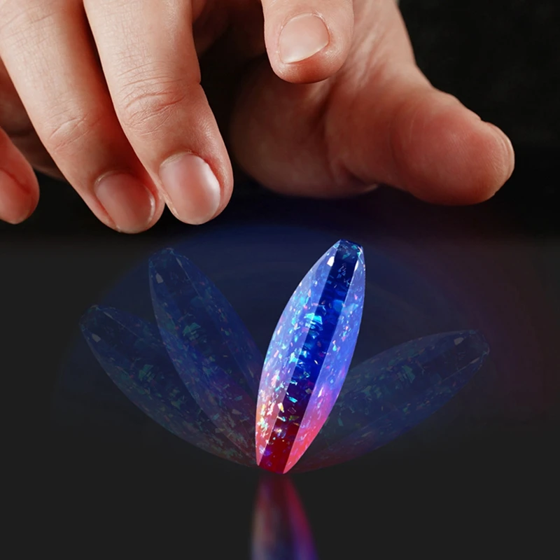 Starry Sky Flip Fidget Spinner Desk Toy For Adults Antistress EDC Kinetic Rotating Spinner Children Stress Spinner 2