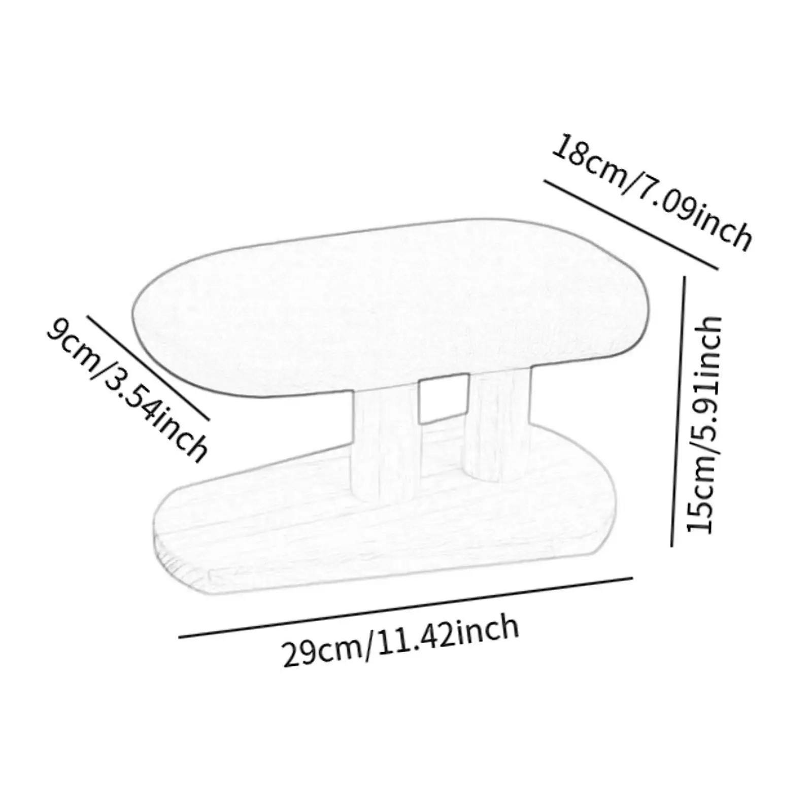 Tabletop Ironing Board Wooden Base Compact Ironing Pad Iron Board Laundry Room Detailed Garment Handling Neckline ironing board ironing board mat ironing board accessories