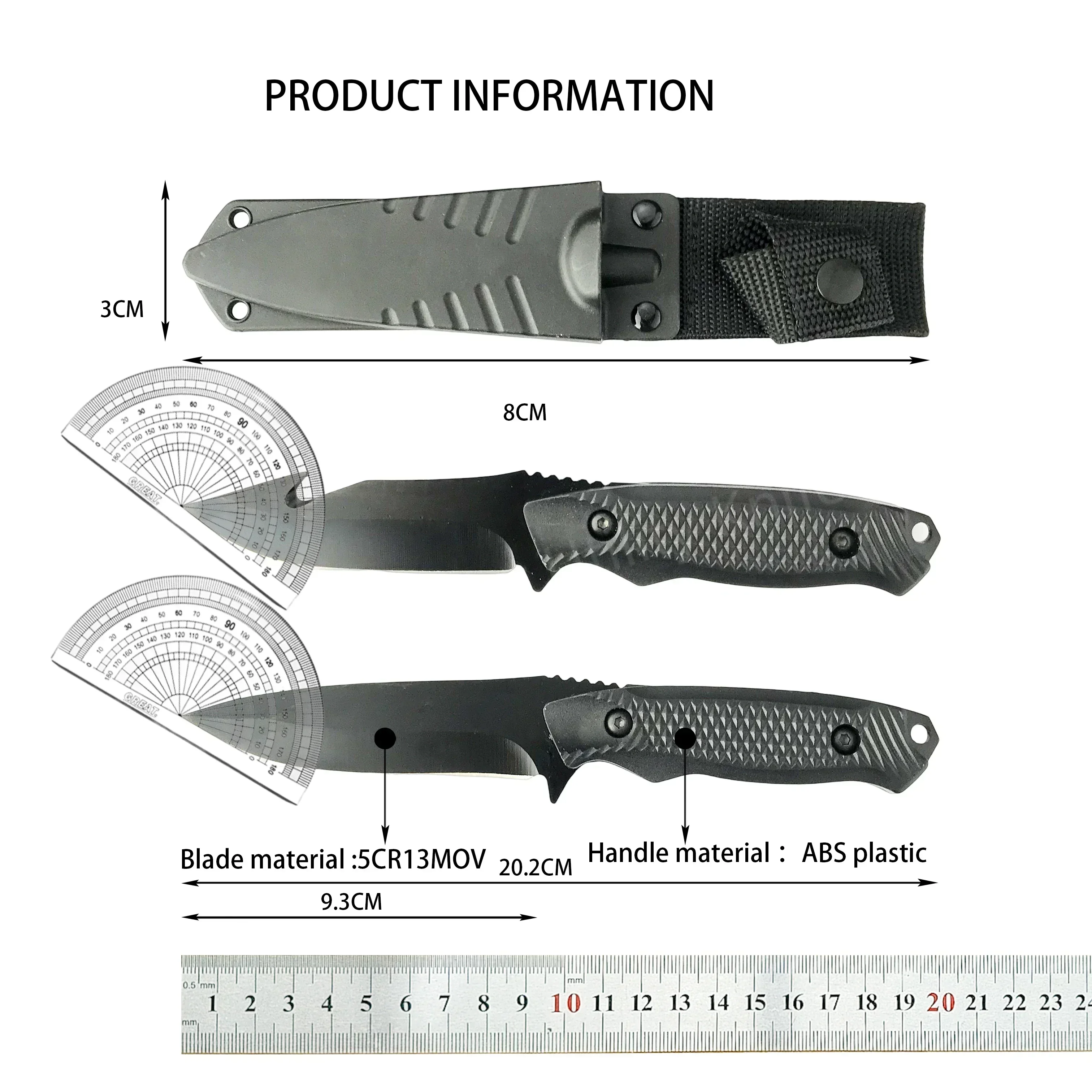 Survival Fixed Blade Knife 6