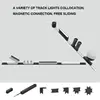 6MM Smart Tuya Zigbee Magnetic Track Light Dimmable 48V Ultra Thin Rail Surface Mount System Black White Slim Magnet Track Lamp 4