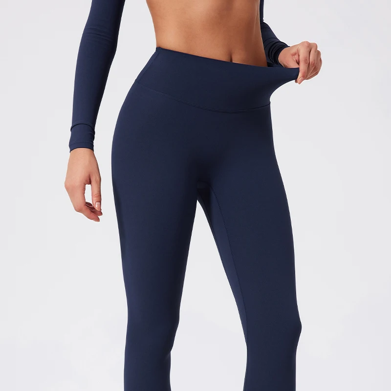 Hearuisavy Leggings da allenamento a vita alta Pantaloni da palestra da donna Leggings sportivi push up da corsa femminili Pantaloni da yoga scrunch ad asciugatura rapida - immagine 3