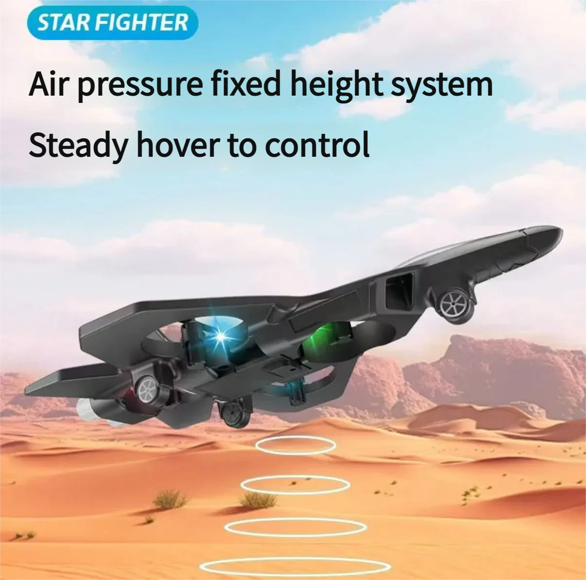 2.4G RC 비행기 스턴트 전투기 EPP 폼 글라이더 LED 조명 텀블링 호버링 원격 제어 장난감 어린이 선물