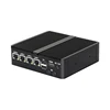 Fanless IPC Mini PC Intel Celeron J6412 8GB 16GB DDR4 M.2 NVMe SSD 4x 2.5G LAN RS232 RS485 WiFi Support 4G LTE Windows Linux 5