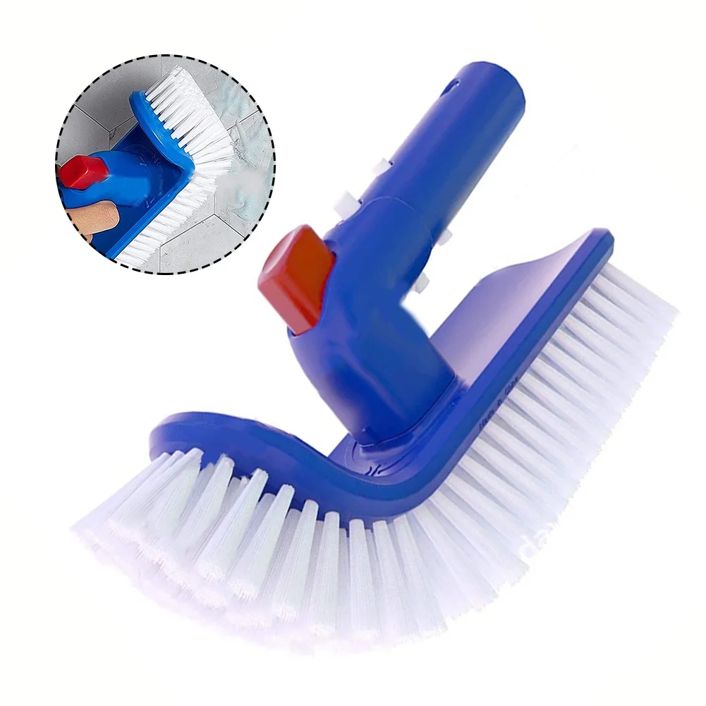 

1Pc Pool Corner Cleaning Brush 180º Rotatable Hand Scrub Brush For Step Corner For Pool Spa Bathroom Hot Tub Cleaning Tool