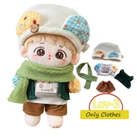 Cool Cute Cosplay Clothes for 20cm Cotton Boy Girl Doll Prince Princess Dress Up Figures Clothing Set Kids Birthday Toys Gift 2