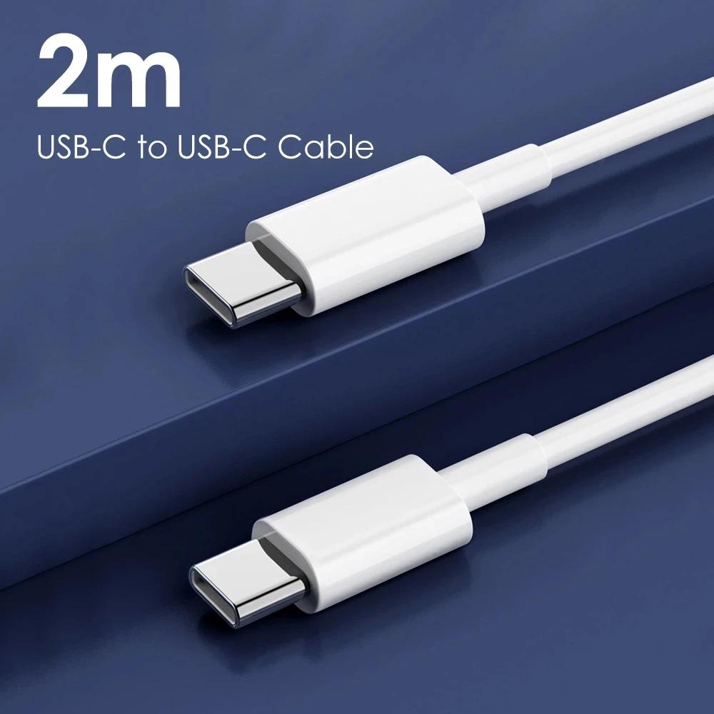Mac Book Pro dp Carregador Usb c Carregador Adaptador de Alimentação para Microsoft Surface Pro Macbook Air Ipad Pro com Cabo Usb c para c 96w - Imagem 6