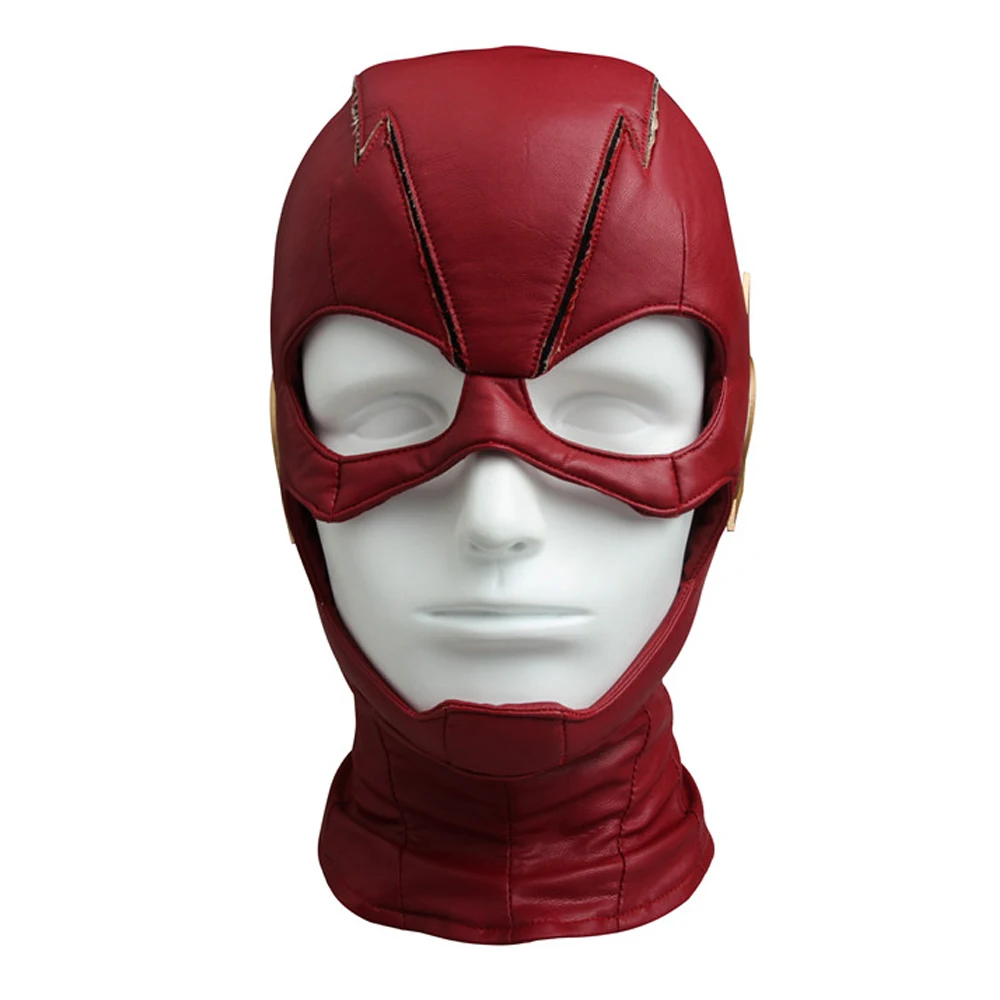 

Barry Allen Cosplay Helmet Halloween Masquerade Fancy Costume Accessories Superhero Headgear Red Mask