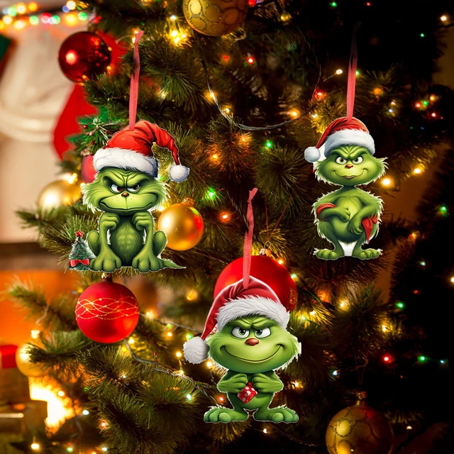 Grinch Christmas Ornaments Tree Christmas Decorations Creative