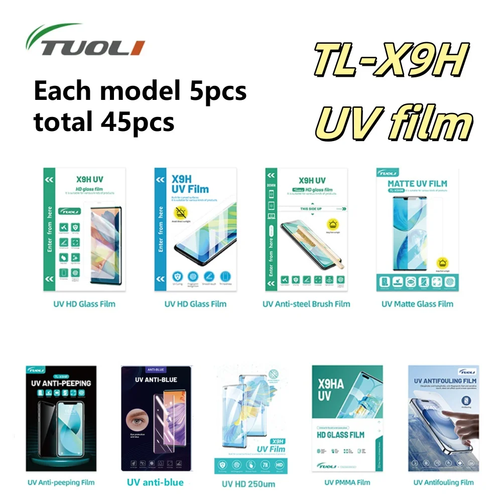 TUOLI 휴대폰 지능형 진공 라이트 필름, UV 라이트 박스, 빠른 경화 X9..