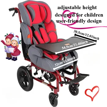 due in uno sedia a rotelle per bambini schienale alto reclinabile pieghevole ultraleggera piccolo carrello per riabilitazione scooter