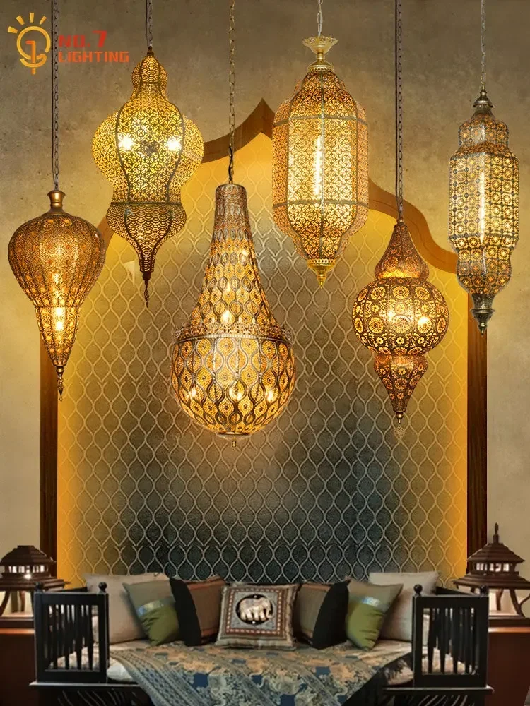 Southeast Asia Moroccan Retro Vintage Industrial Pendant Lights