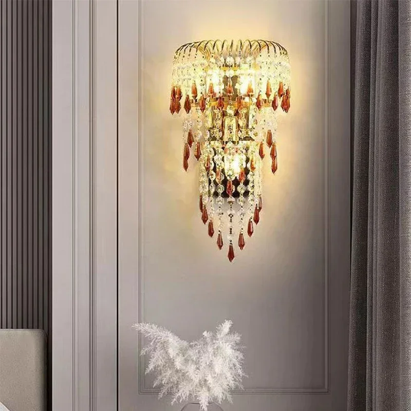 Contemporary Crystal Wall Lamp 3