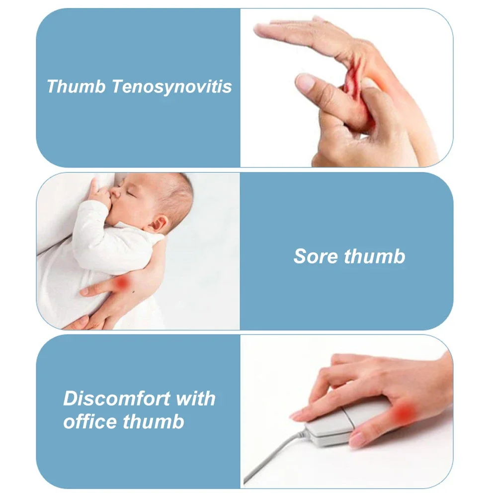 1Pcs Thumb Wrist Brace Compression Sleeve for Arthritis Pain Relief Protector Support Soft ElasticThumb Spica Splint Glove Liner wrist brace wrist guard thumb splint
