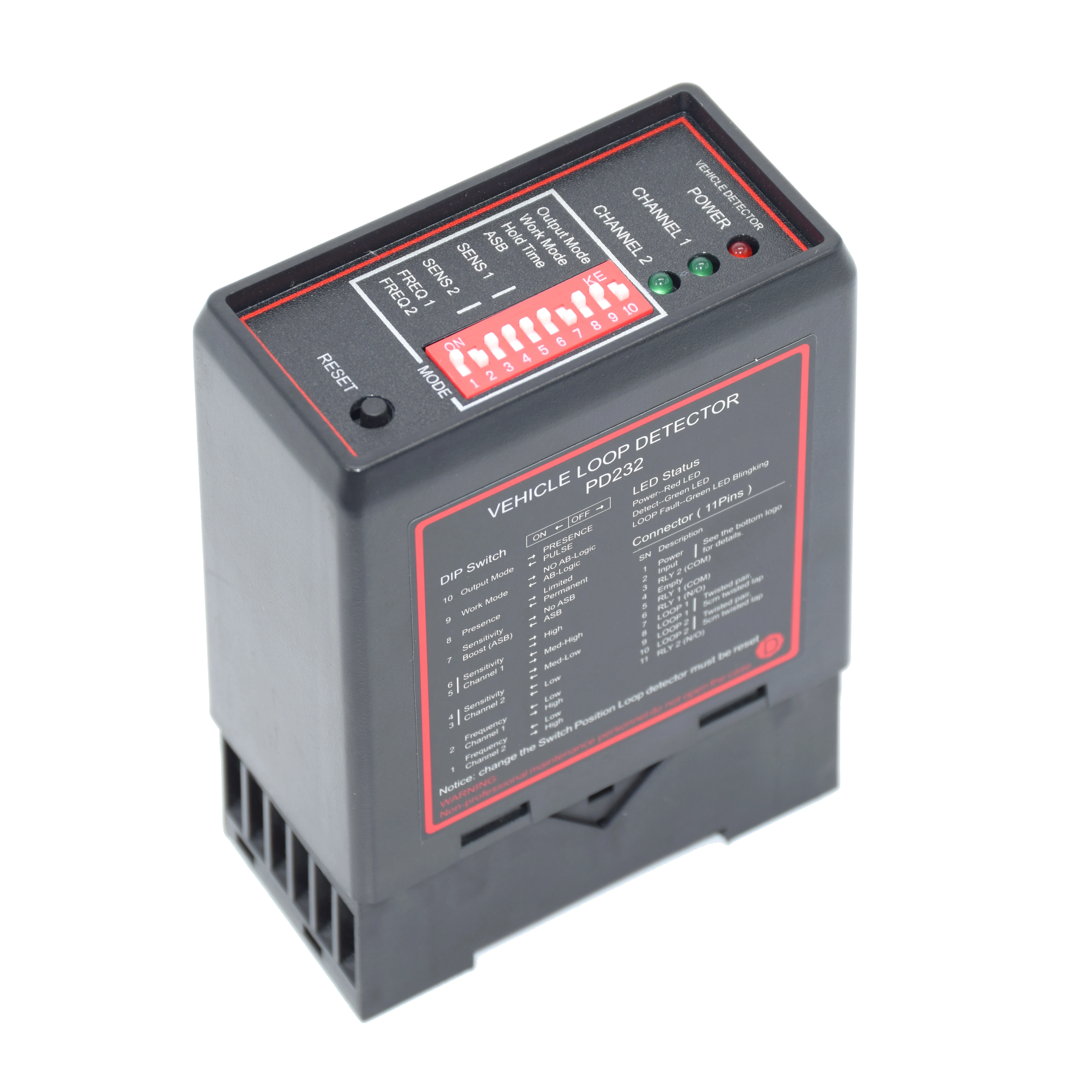 Dual channel Parking Barrier Control// Motorised Gates Doors inductive loop detector for Gates and Traffic control