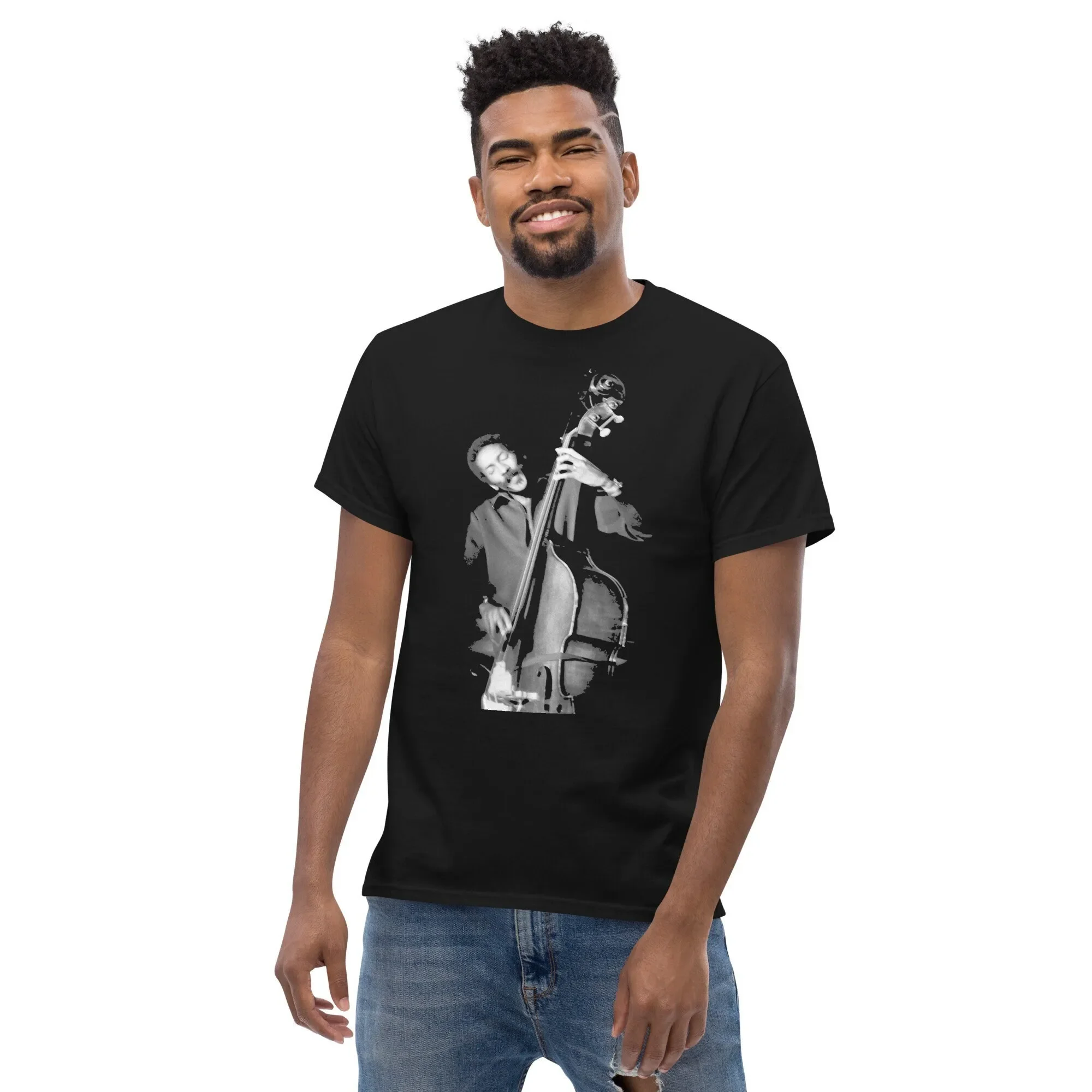 Ron Carter, Jazz Bass Master T-Shirt Classica Da Uomo