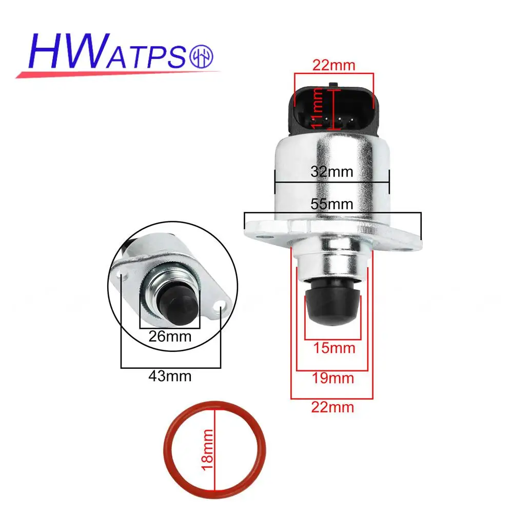 Pneumatic Air Valve IAC Fuel Injection Idle Air Control Valve 17113209 Chevrolet Blazer Express Silverado 1500 2500 Astro GMC Sierra CV10011 IACV147