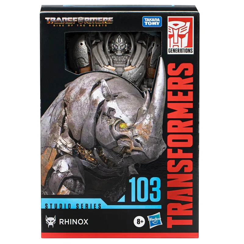 새로운 오리지널 Hasbro 트랜스포머 장난감 스튜디오 시리즈 SS-103SS103 Voyage Class Rhinox 액션 피규어 모델 장난감 생일