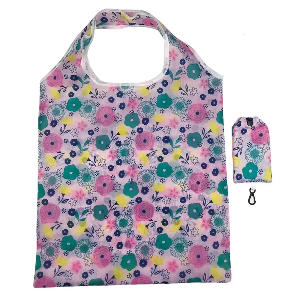 Eco-Friendly Reusable Foldable Shopping Bag - Durable & Washable Shoulder Tote
