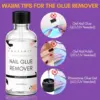 Nail Glue Remover Glue Off for False Nails , Makartt Press ON Nails Glue Remover Fake Nail Adhesives Remover Nail Glue Debonder 6