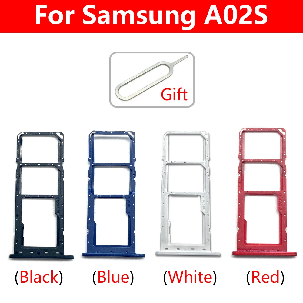 SIM Card Socket Slot Tray Reader Holder Connector Micro SD Adapter Container For Samsung A02S A03S A03 Core