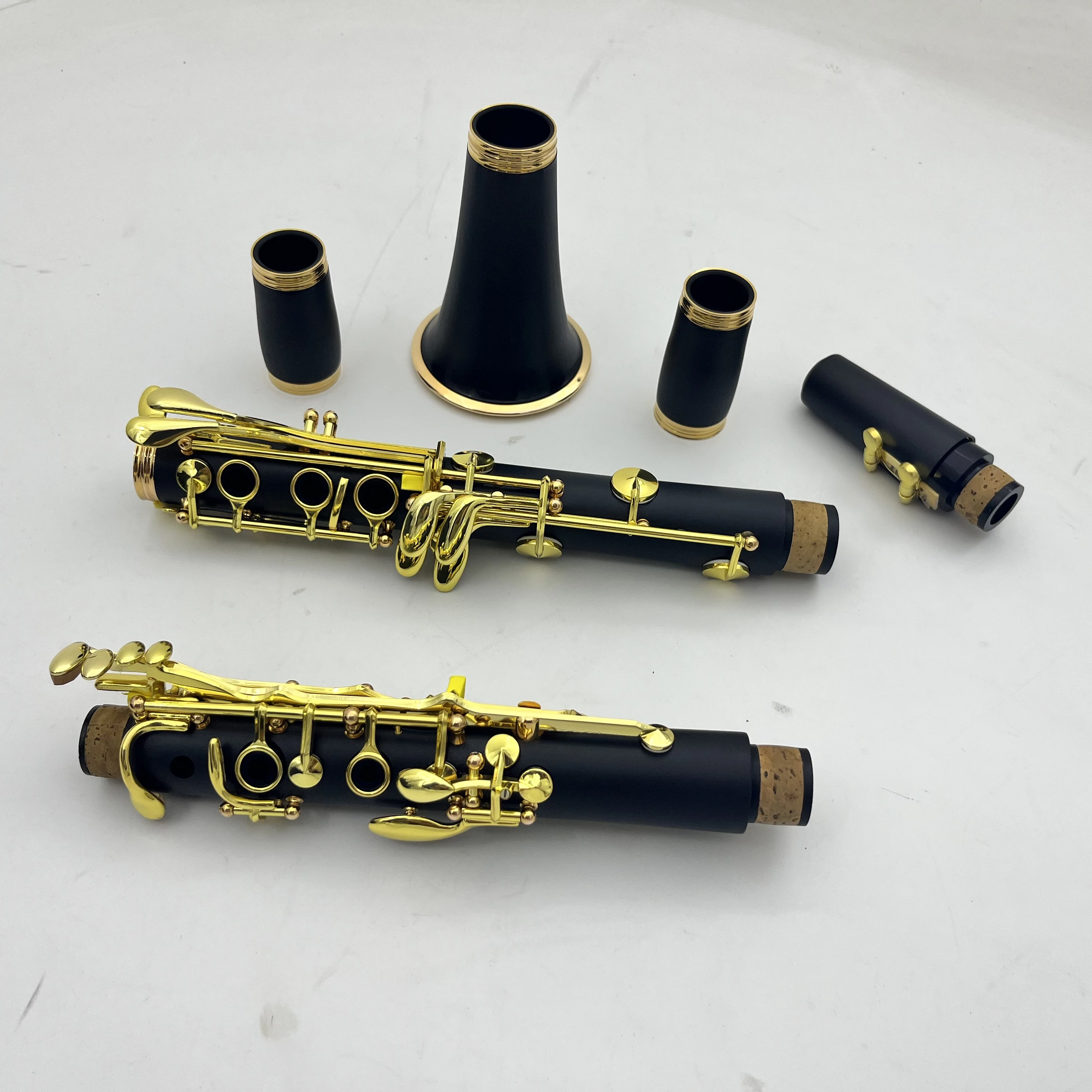 Real Picture Clarinet Bb Tune Bakelite Wood 17 Keys Professional Musical Instrument With Case