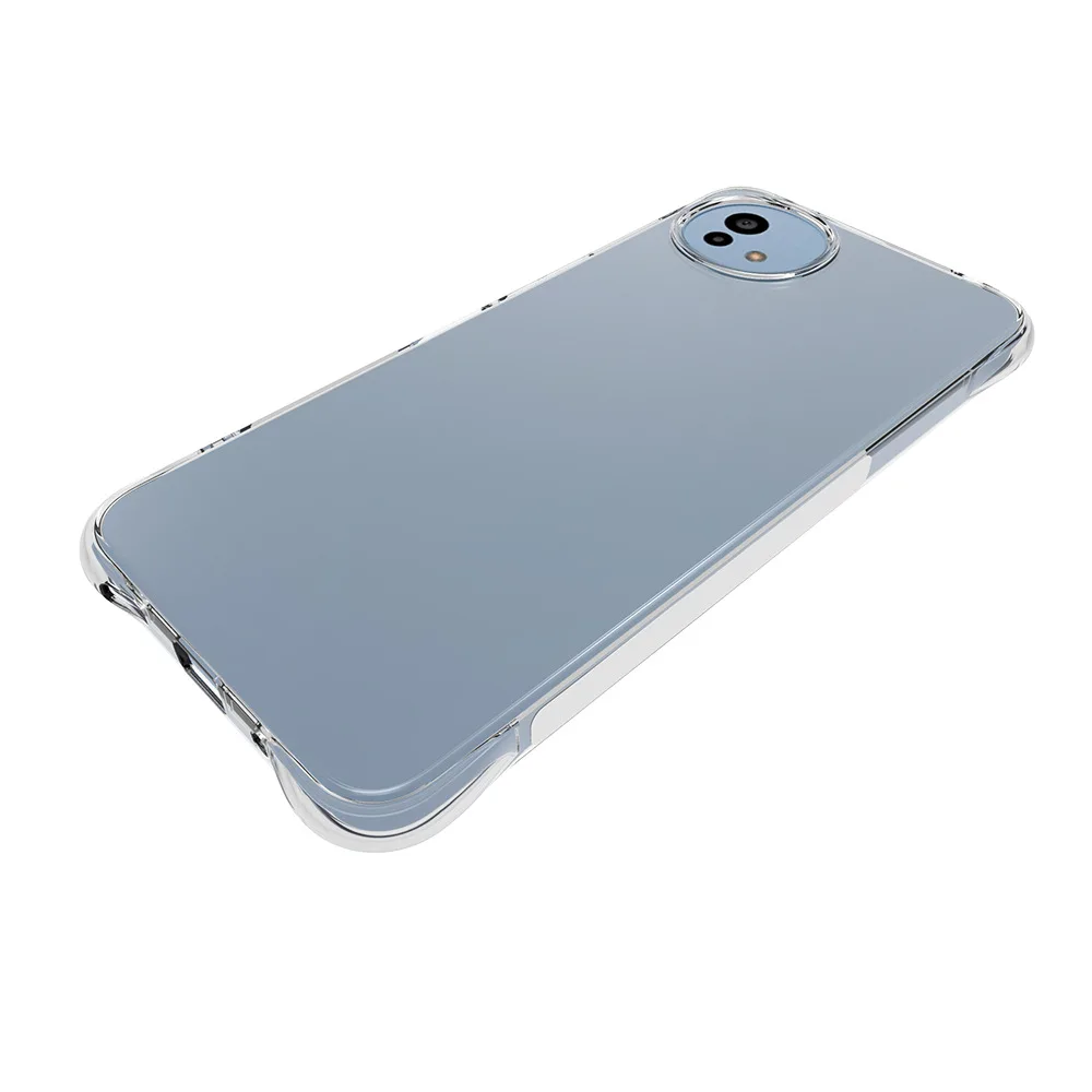Sharp Aquos Wish5 Anti-Shock Transparent TPU Gel Case - HD Clear Soft Protective Cover