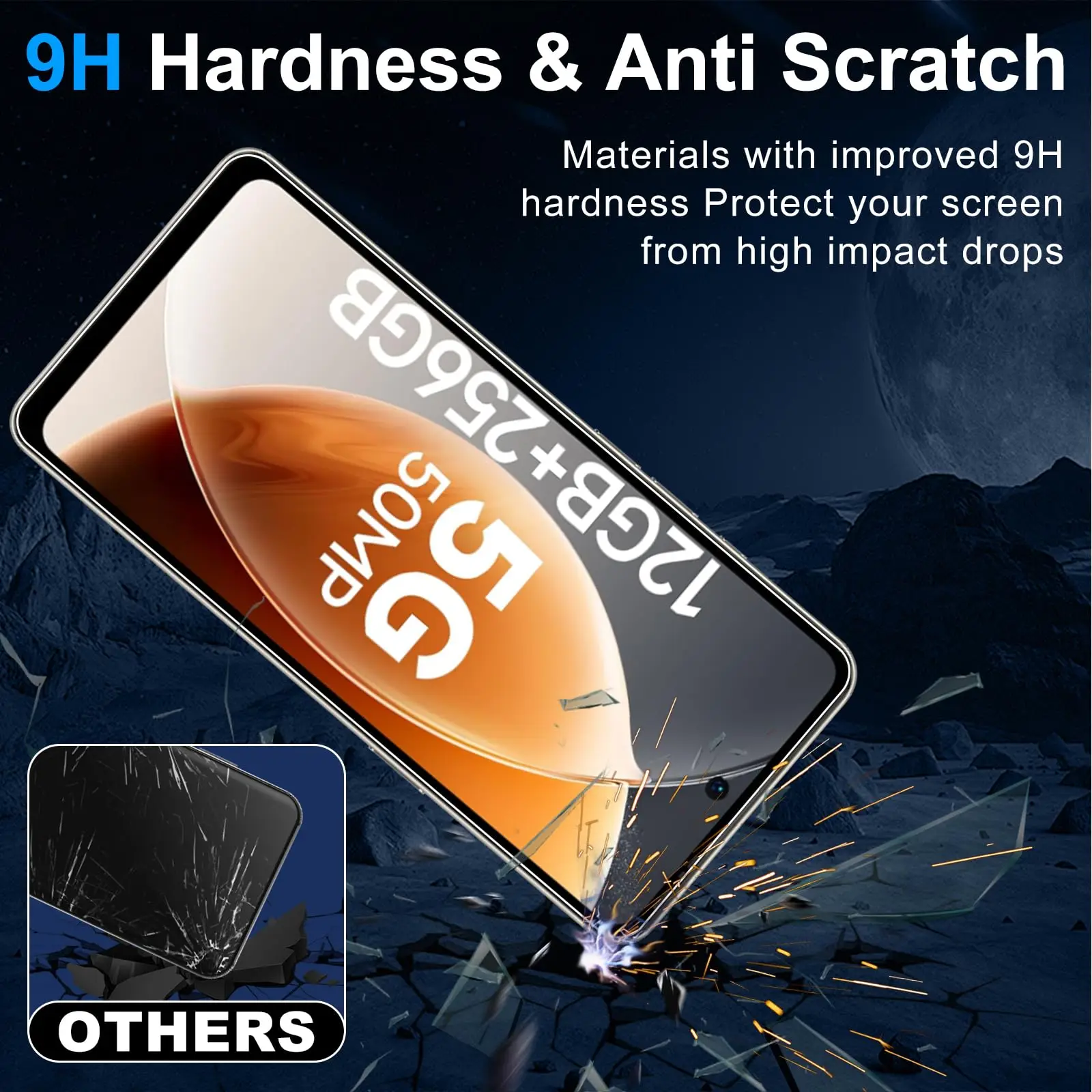 Ultra-Clear Tempered Glass Screen Protector - Premium 9H Hardness, Anti-Scratch, Case Friendly