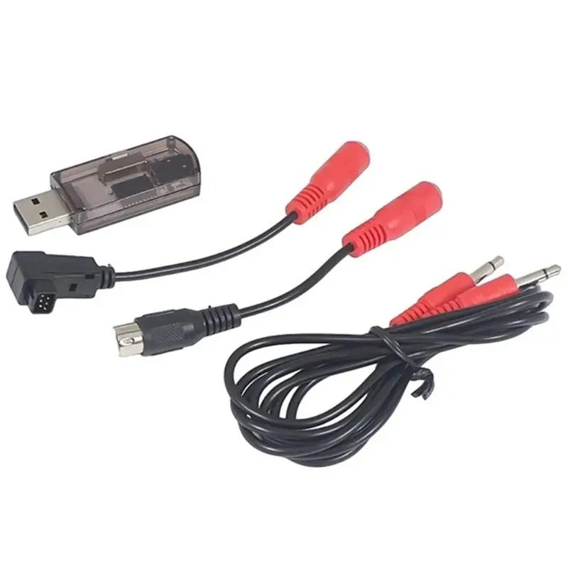 Фото Модернизированный Радиоуправляемый USB-симулятор полета 22 в 1 с кабелями для G7 Phoenix 5,0 Aerofly FMS XTR VRC FPV Racing №1