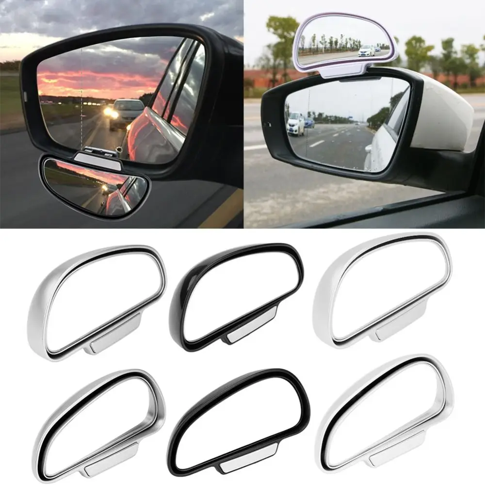 Car Blind Spot Mirror 360 Degree Adjustable Wide Angle Side Rear Mirrors Blind Spot for Parking