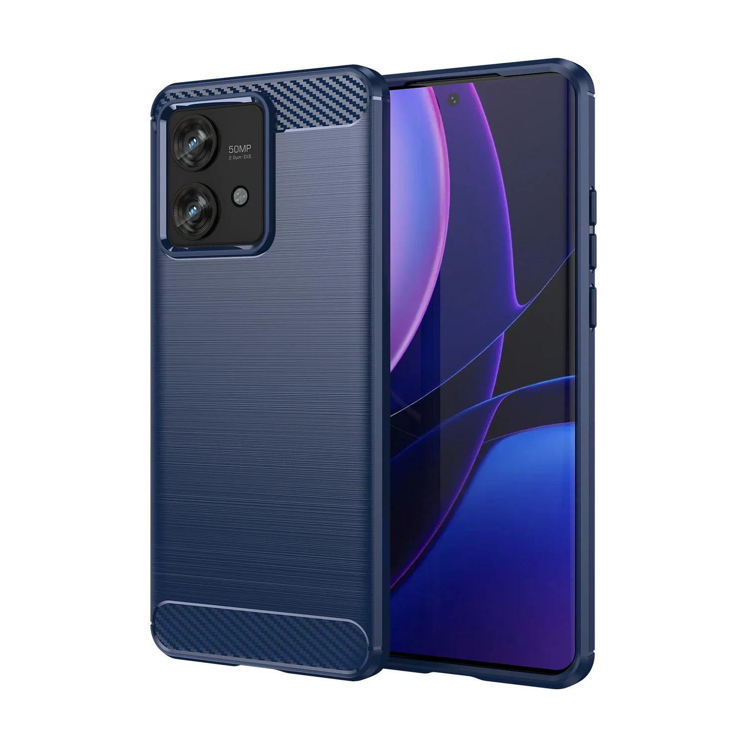 Enhanced Carbon Fiber Texture TPU Shockproof Protective Case