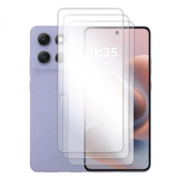 Premium Tempered Glass Screen Protector - Transparent HD Film - Motorola Moto G86 (Only 3 Front Glass)