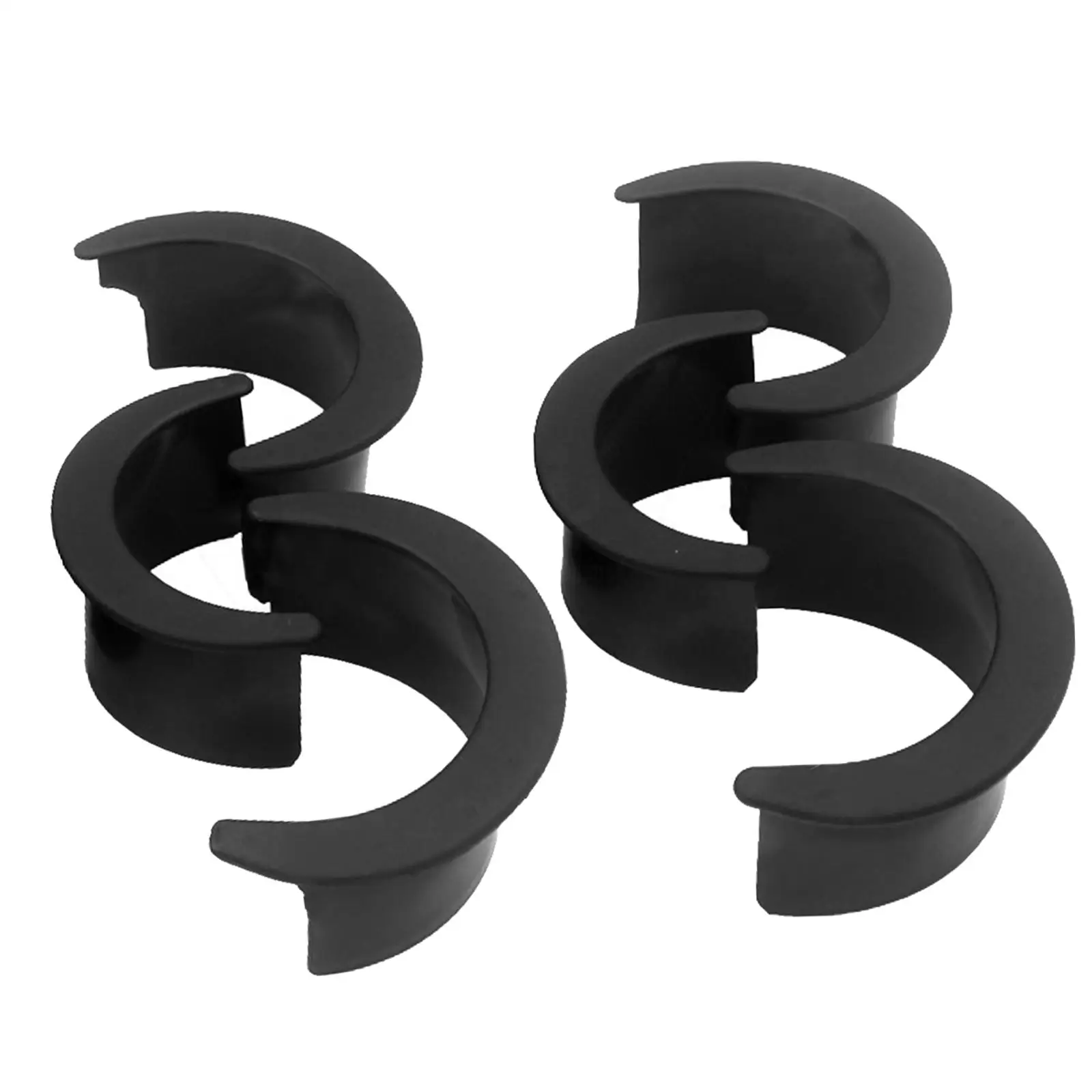 6x Pool Table Mats Replacement Table Parts 4 Corners 2 Sides Black