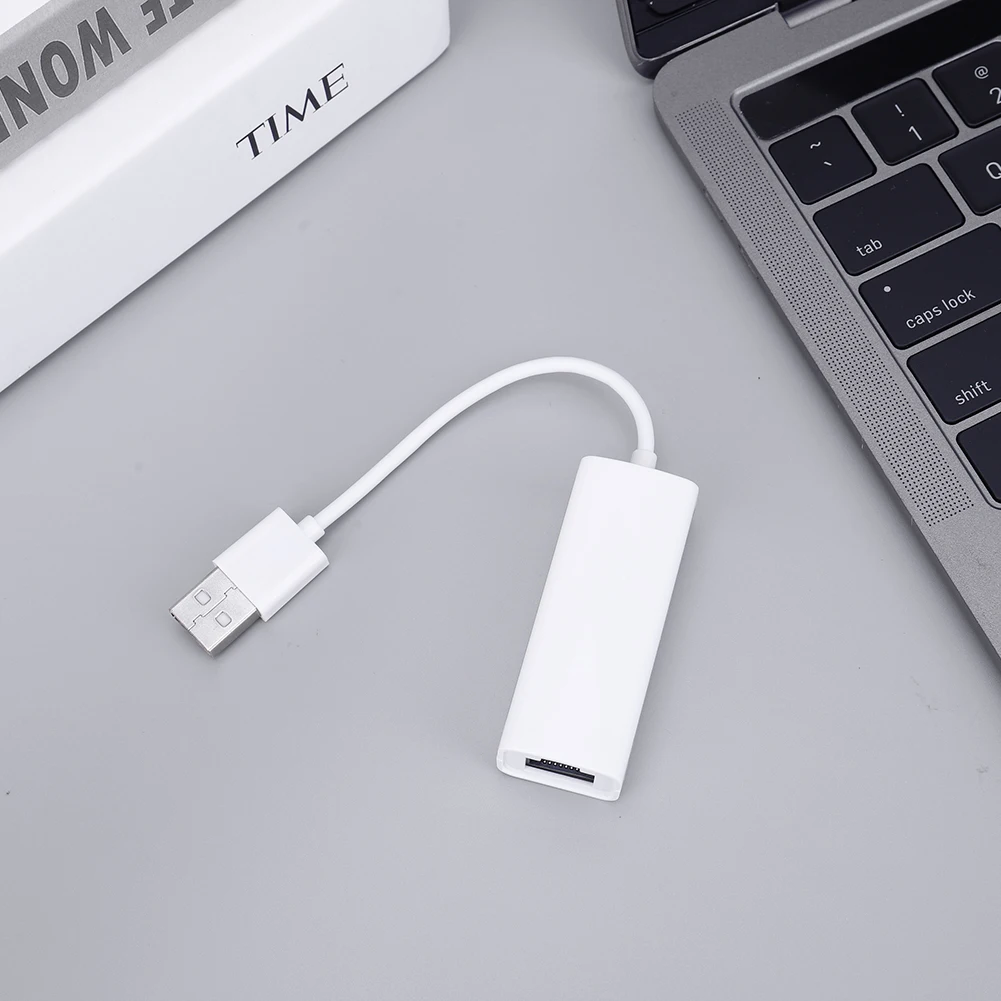 Wired LAN Adapter 100Mbps Network Card Support Windows XP/7/Vista Linux Anti-interference for Macbook Wii Tablet
