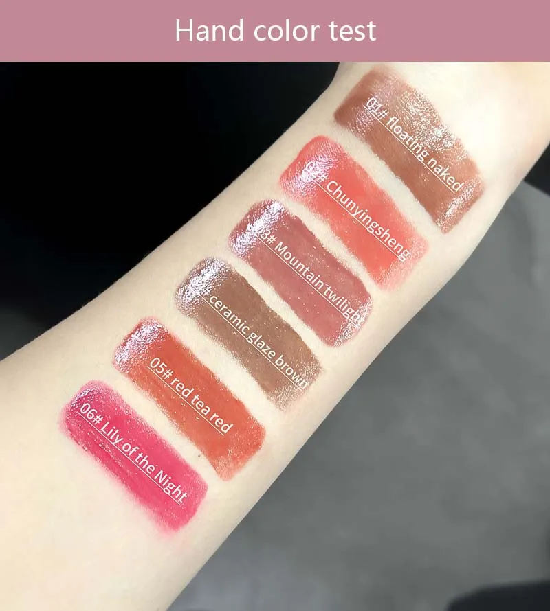 Description Picture 5 of itemHydrating Rose Brown Lipstick Waterproof Mirror Gloss Color Lip Balm Long-Lasting Wear Natural Shiny Finish Non-Drying Lip Care