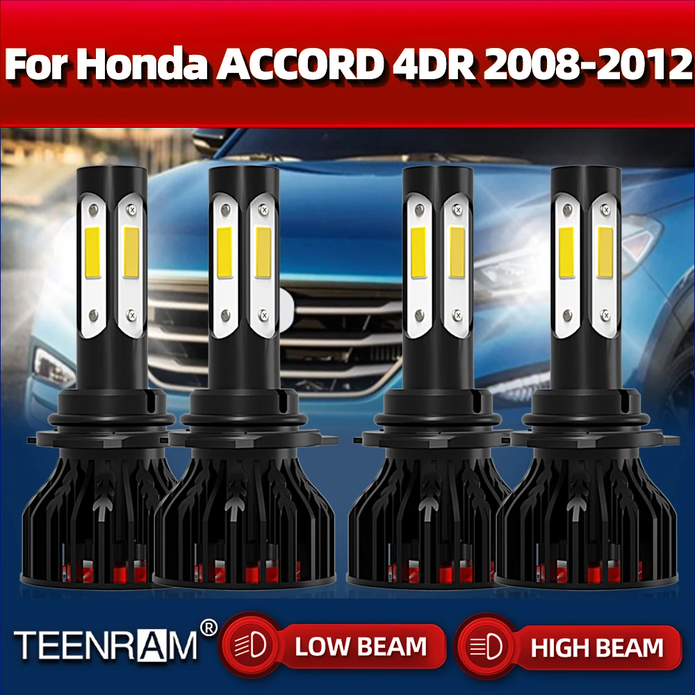 

Led Car Headlight Bulbs 40000LM Car Lights HB3 9005 HB4 9006 Turbo Auto Lamp For Honda ACCORD 4DR 2008 2009 2010 2011 2012
