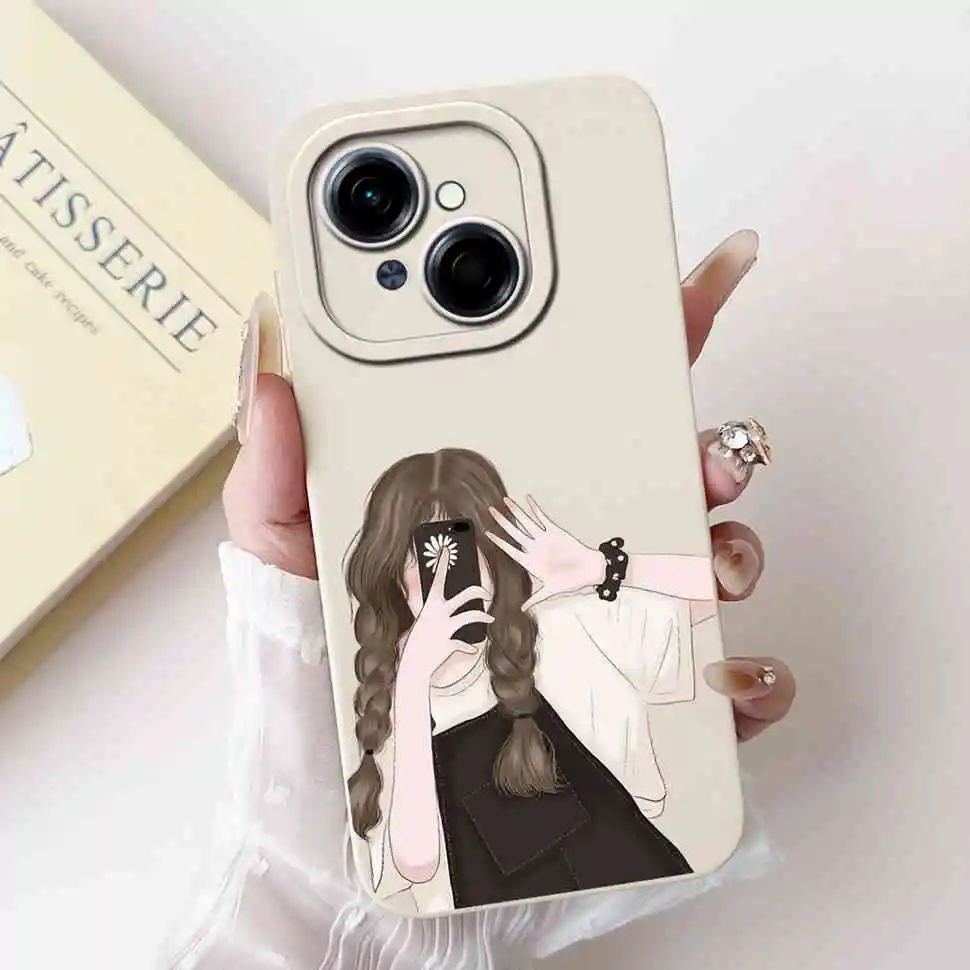 Black Butterfly Ultra-Thin Soft Silicone Case - 6.67 Back Cover