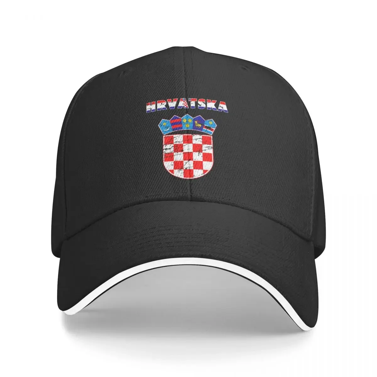 

New Croatia Hrvatska Coat of Arms Gift Baseball Cap Hat Beach Hip Hop Women's Cap Men's