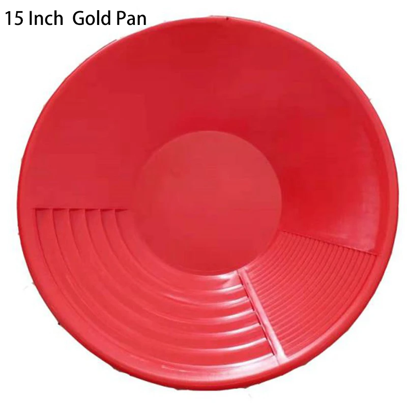 Gold Panning and Metal Detection Sieve Bowl Set - Green Plastic