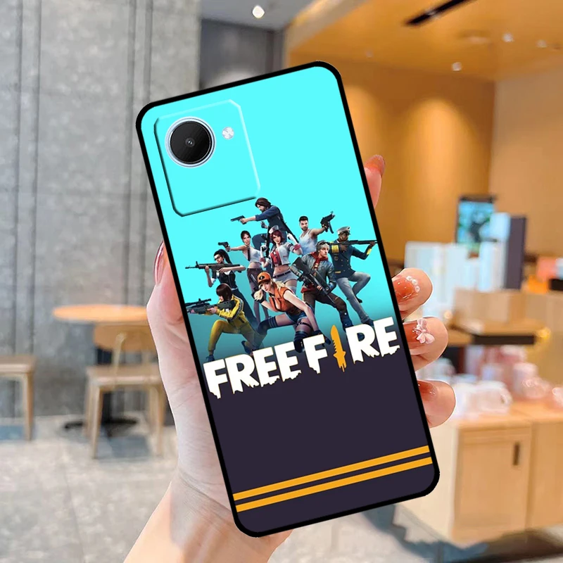 Screen Protector Casing Hp Oppo A1k Free Fire Mobile Phone